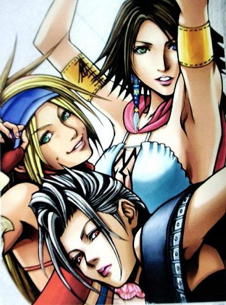 manga theme FFX2