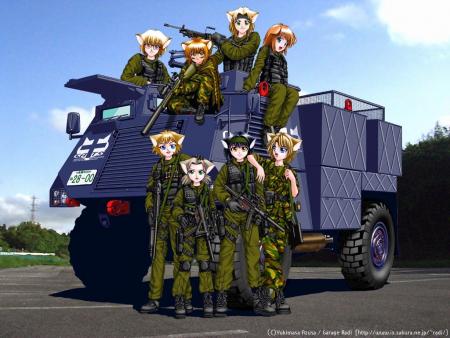 manga theme armée