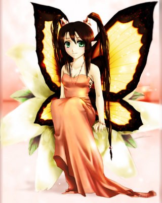 manga theme papillon