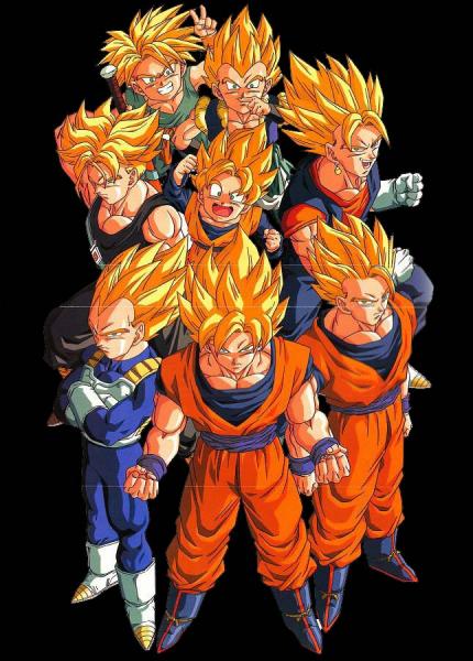 manga thempe dragon ball z super sayen