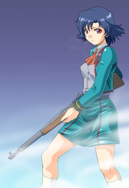 manga theme fusil
