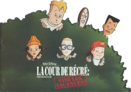 dessin animé la cour de récré ( en dessous phil du futur )