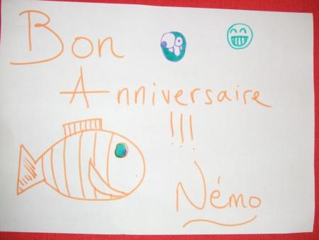 Un dessin de Némo. (Isabelle.R) x)
